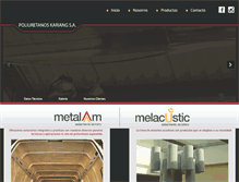 Tablet Screenshot of metalam.com.py